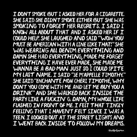 I Don't Smoke / White Type