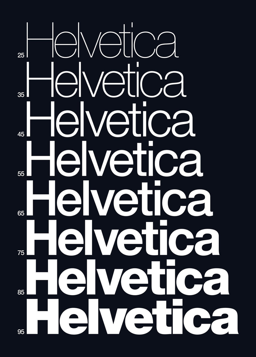 Helvetica (Black) – The A2A Shop