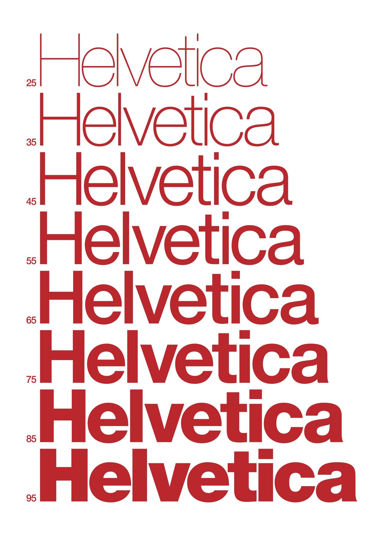 Helvetica (White)