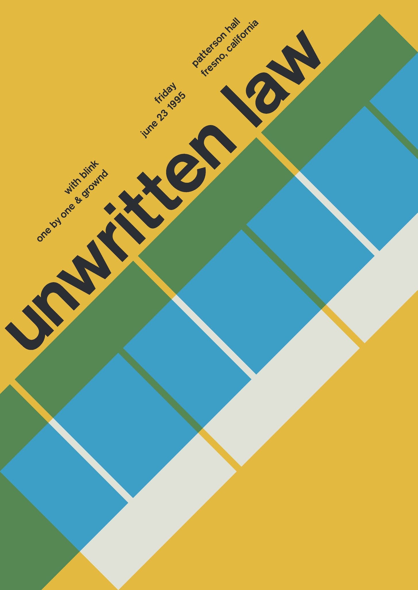 Unwritten Law at Patterson Hall, 1995