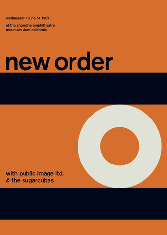 New Order at The Shoreline Ampitheatre, 1989