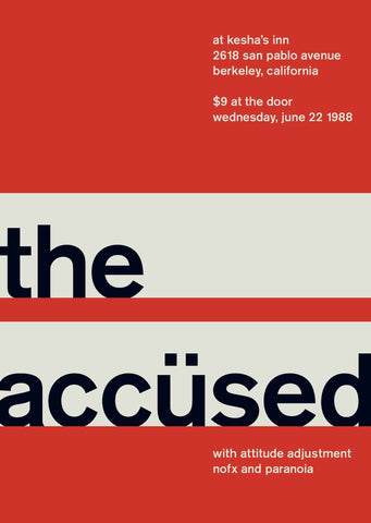 The Accüsed at Kesha’s Inn, 1988
