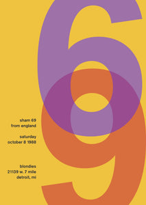 Sham 69 at Blondies, 1988