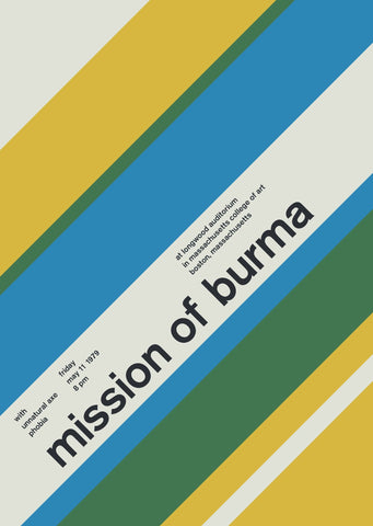Mission of Burma at Longwood Auditorium, 1979