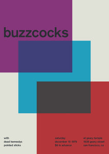 Buzzcocks at Geary Temple, 1979