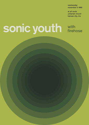 Sonic Youth at All Souls Unitarian Church, 1986