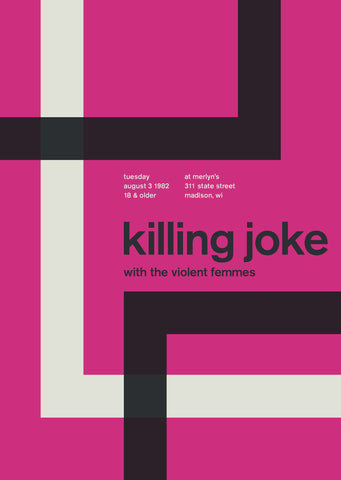 Killing Joke at Merlyn's, 1982