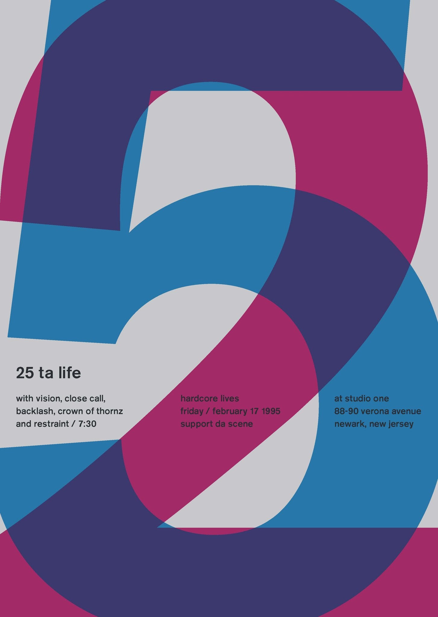 25 Ta Life at Studio One, 1995