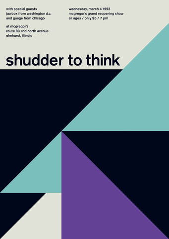 Shudder to Think, at McGregor's, 1992
