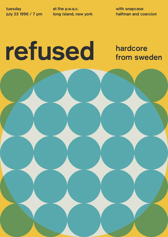 Refused at The P.W.A.C., 1996