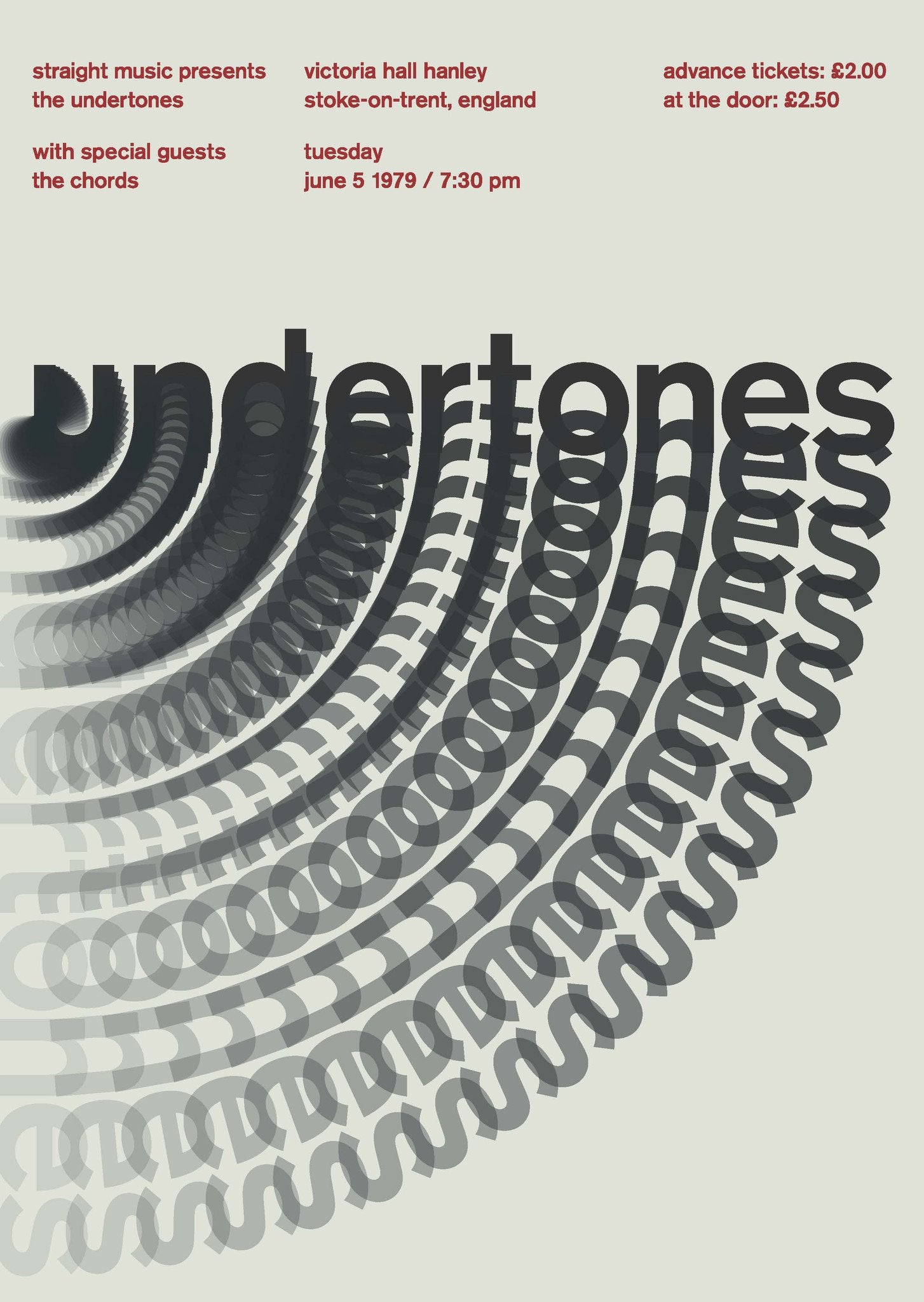 Undertones at Victoria Hall Hanley, 1979