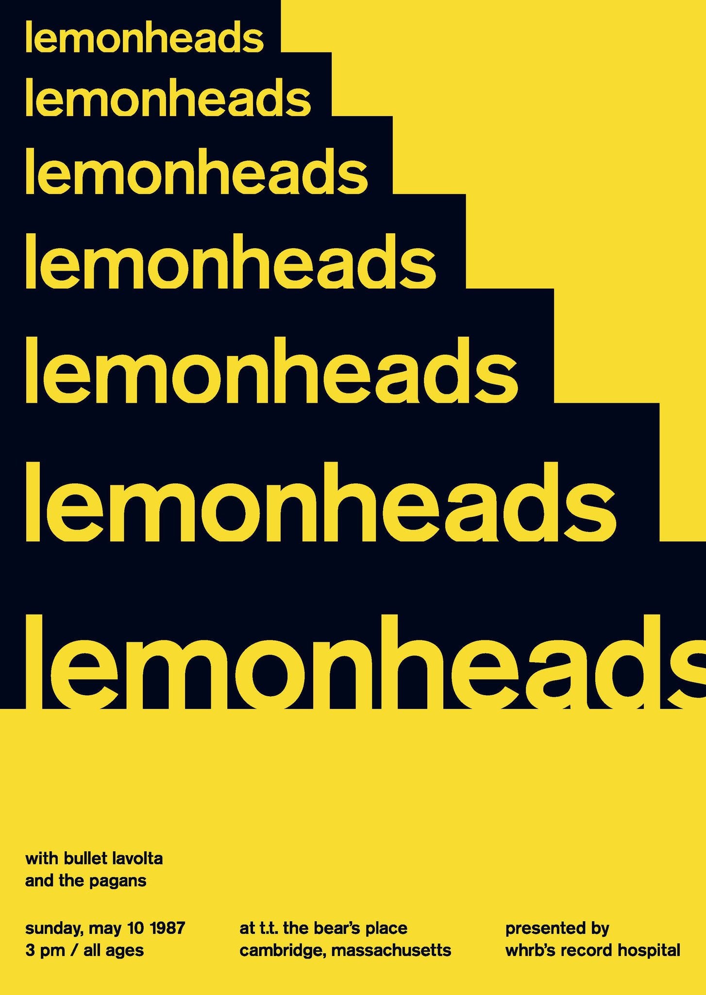 Lemonheads at T.T. The Bear's Place, 1987